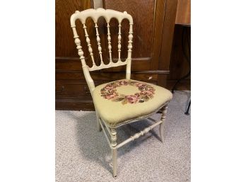 Handmade Needlepoint Side Chair