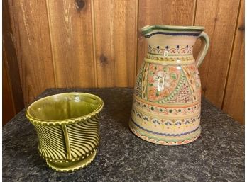 Cruz Handmade Pitcher From Spain And More