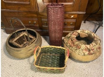 Beautiful Round Woven Large Basket And More