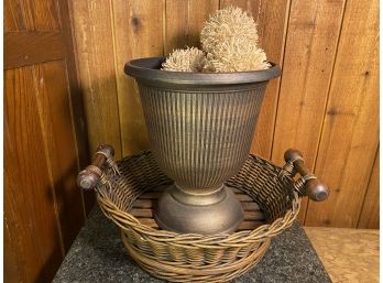 Beautiful Handled Basket And More