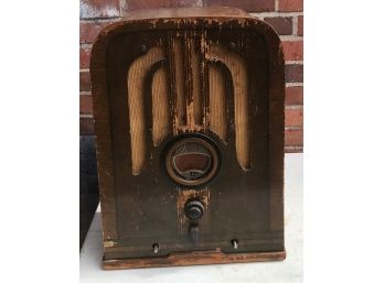 Philco 37-620 Code 121 Tombstone Tabletop Tube Radio. Ready For Restoration, Circa 1936-37