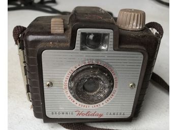 Kodak Brownie Bulls-Eye Camera. This Is One Of Kodaks Bakelite Box Camera Made Between 1954 And 1960 Uses 62