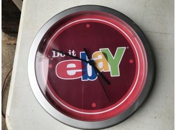 Ebay Advertising Clock Sold To Early Ebay Stores For Branding
