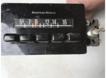 American Motors AM Card Radio