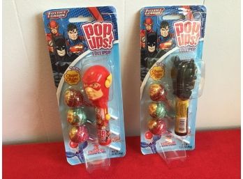 Justice League Pop Ups Lollipops- Batman And Flash