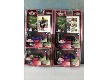 Limited Edition Die Cast Vehicles And Fleer Trading Cards Sets