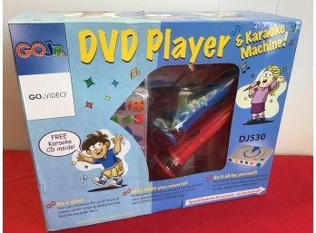 Go Jr Go Video DVD Player & Karaoke Machine NEW In Box With Free Karaoke CD Inside
