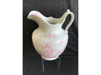 Maine Pink Floral Pitcher