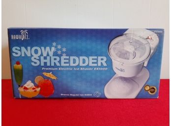 Hawaii Ice Snow Shredder Ice Shredder NEW In Box