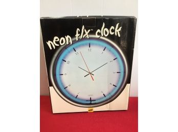 Neon FX Wall Clock New In The Box