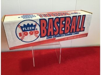Fleer 1990 Baseball Logo Stickers & Trading Cards NEW Sealed In Box