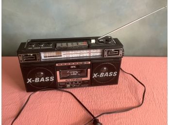 OFX XBASS Cassette Radio