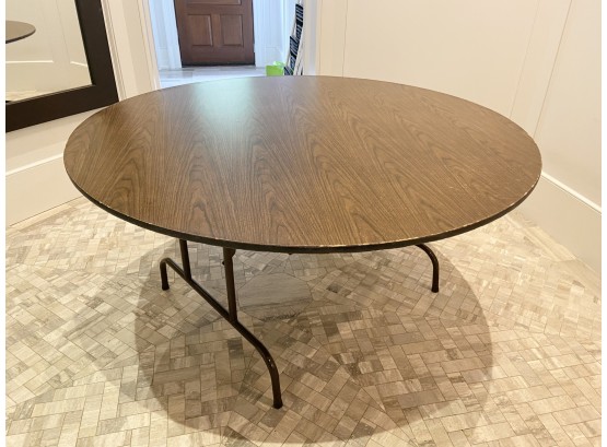 Large Round Folding Table