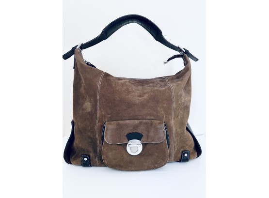 Puntotres Leather Handbag