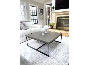 Ethan Allen Industrial Style Coffee Table
