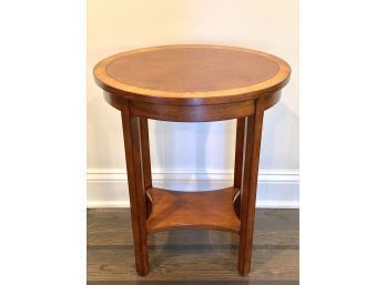 Very Petite Oval English Style Stand With Banded Detail