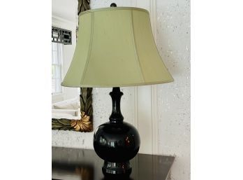 Jamie Young Black Pottery Lamp