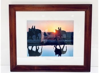 Morocco Sunset / Signed Framed Color Photograph