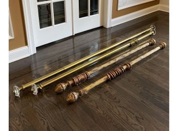 Two Curtain Rod Sets