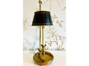 Chapman Petite Adjustable Vintage Brass Library Lamp