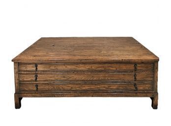 Lillian August Map Storage/Flat File Style Coffee Table