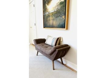 Petite Tufted Bench