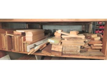 Shelf Of Scrap Lumber 2 Of 4