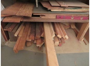2 Shelves Of Scrap Lumber 3 Of 4