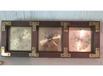 Springfied Wood Weather Station Wall