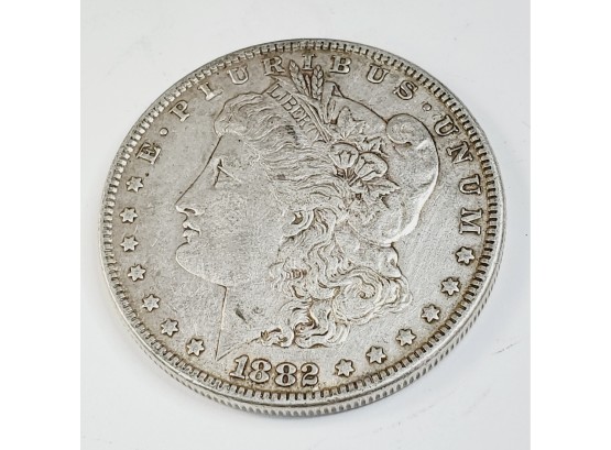 1882 -P  Morgan Silver Dollar