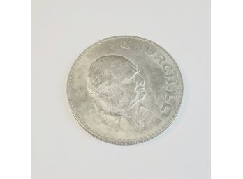 1965 Churchill  Commemorative Crown Coin In William Deacons Bank Holder