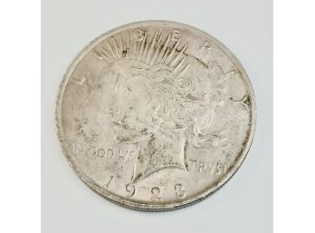1923 Peace Silver  Dollar  (99 Years Old)