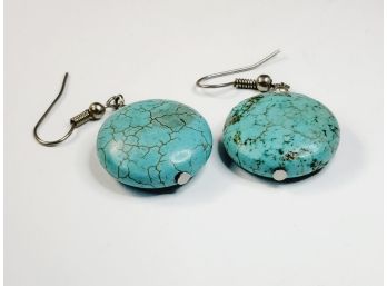 Sterling Silver Turquois Earrings