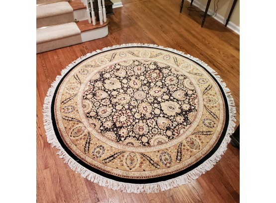 Tightly Woven, Beautiful Round Entryway Safafieh Eastern Rug With Non Slip Underpadding