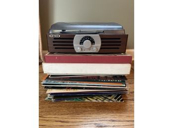 Vintage Classical Music Record Collection & Jensen Radio / Record Player