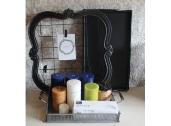 Home Decor Trays, Candles & More