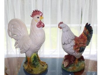 Amazing Pair Of Roosters