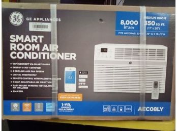 GE Air Conditioner, Brand New Unopened GE 8K BTU /Med. Room, 350 Sq. Ft. WIFI Smart - Energy Star   CAVE