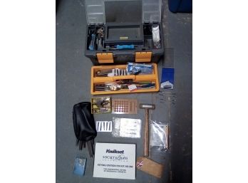 Tool Box Filled With Keying Station Pin Kit And Various Tools/accessories With This   CVBK