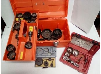 Hole Saw Kit Collection In Three Hard Shell Cases Including Milwaukee C5