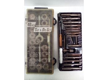 ALLTRADE 40-pc Combination Tap & Die Set - National Course-National Fine And Npt (Taiwan)  D2