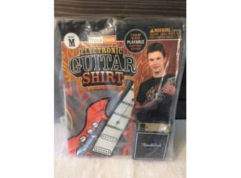 Think Geek Electronic Guitar Shirt New In Package Size Medium - D