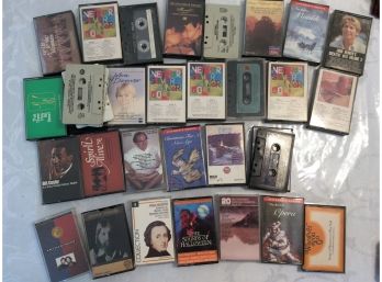 25 Assorted Music Cassettes - H