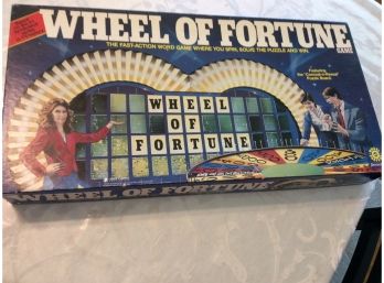 Vintage 1985 Pressman Wheel Of Fortune Board Game - K