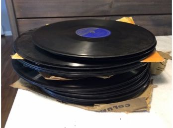 Large Vintage 78 RPM Record Lot - D