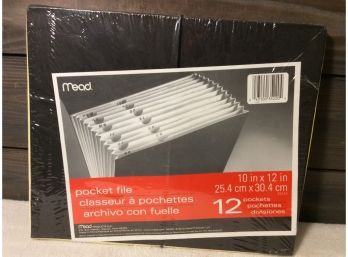 Mead 12 Pocket Accordion File New In Package - L