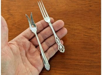 2 Sterling Silver Serving Forks
