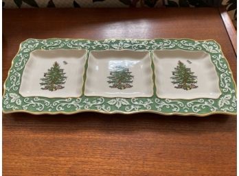 Spode Christmas Tree Holiday Serving Plate