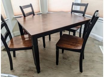 Kitchen Table With Four Ladder Back Chairs