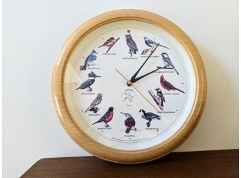 National Audubon Society Quartz Bird Theme Clock